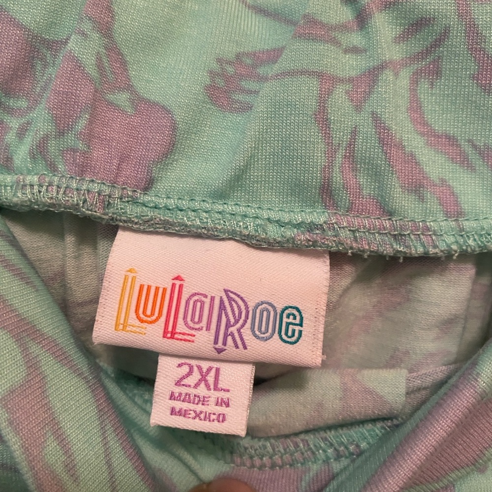 EUC LuLaRoe Madison German Shepherd Print Skirt Size 2XL - Picture 2 of 3